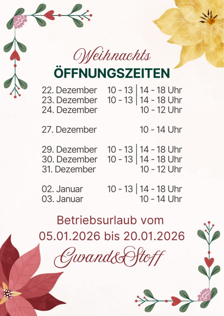 Öffnungszeiten Weihnachten